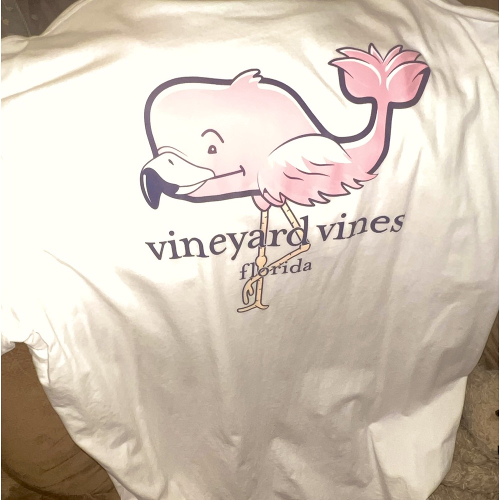 Vineyard Vines flamingo whale